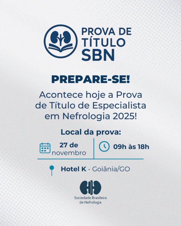 Aconteceu a Prova de Título de Especialista em Nefrologia 2025