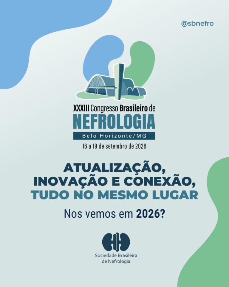 Congresso Brasileiro de Nefrologia 2026 promete integração, inovação e avanço no cuidado renal