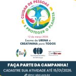 Dia Mundial do Rim 2026: estão abertas as inscrições para cadastro de atividades em todo o país