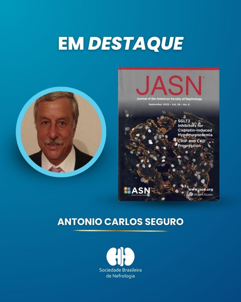 Antonio Carlos Seguro é coautor de estudo de destaque na capa do Journal of the American Society of Nephrology
