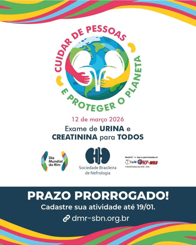 Mais tempo para fazer parte do Dia Mundial do Rim 2026!