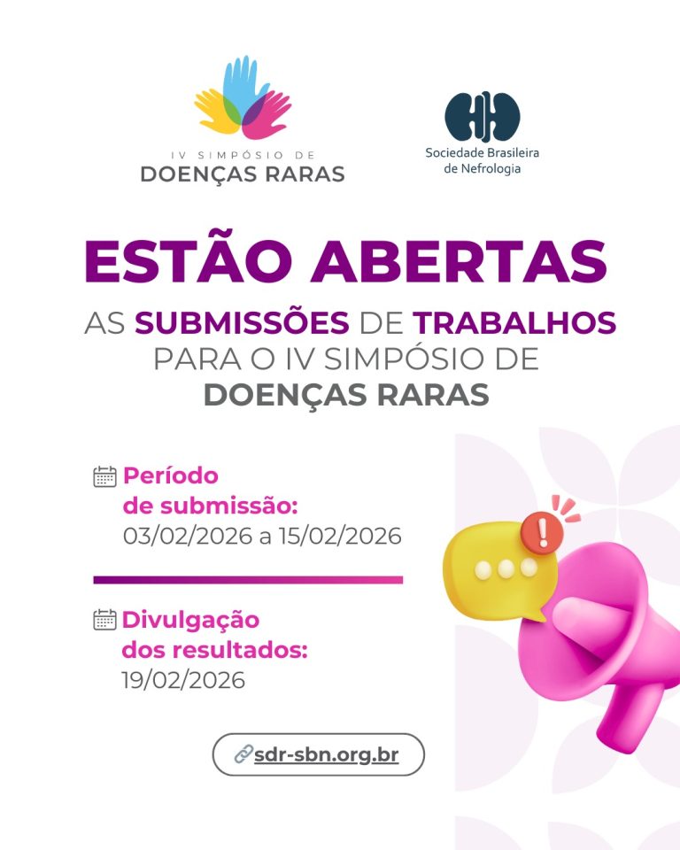 Estão abertas as submissões de trabalhos para o IV Simpósio de Doenças Raras