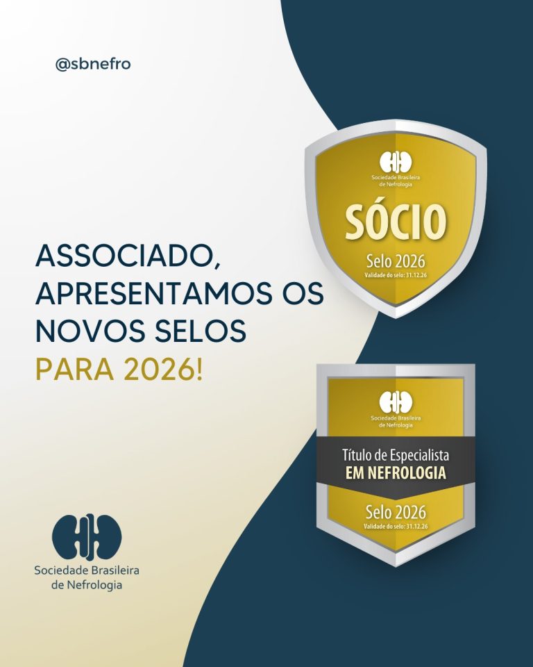 Selo Digital da SBN 2026 reforça credibilidade e valoriza atuação dos nefrologistas associados