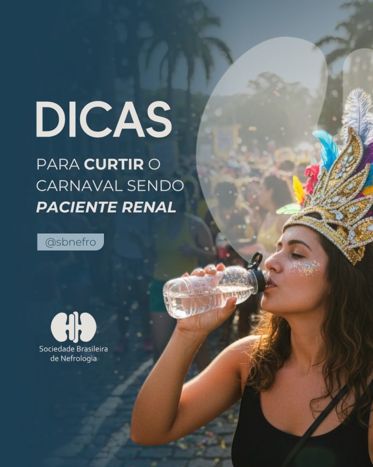 Quem vive com doença renal precisa de atenção redobrada durante o Carnaval
