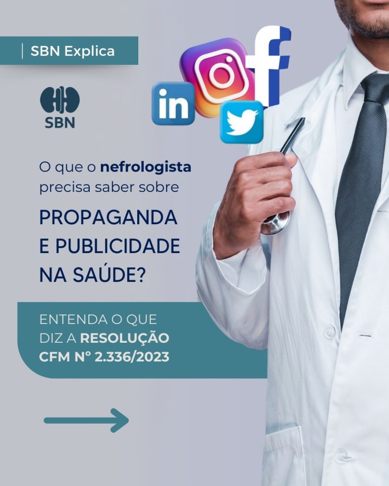 Publicidade médica: SBN reforça importância de seguir a Resolução CFM 2.336/2023 na comunicação profissional