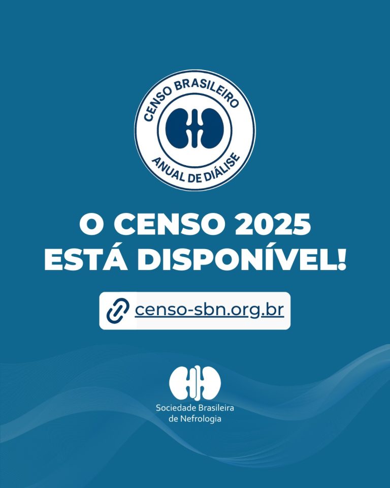Os resultados do Censo Brasileiro de Diálise estão disponíveis para consulta!