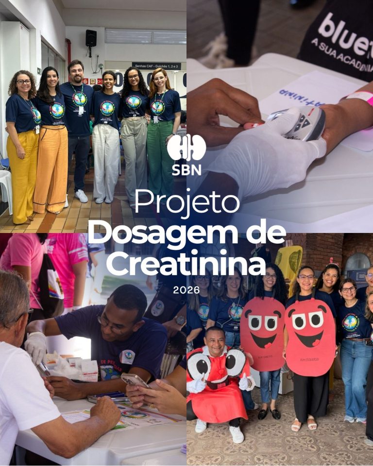 SBN realiza 12 mil testes gratuitos de creatinina em 20 estados e amplia prevenção da doença renal crônica no Brasil
