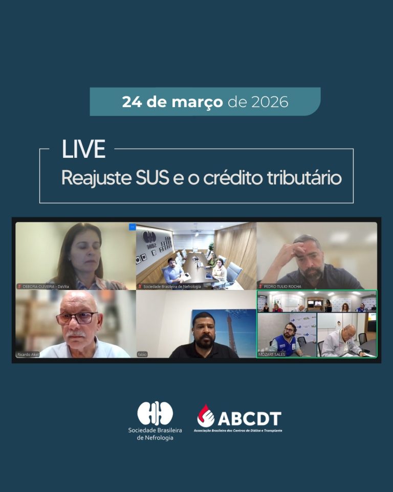 Setor de diálise avança com orientação sobre crédito tributário em ação conjunta entre ABCDT, Ministério da Saúde e SBN