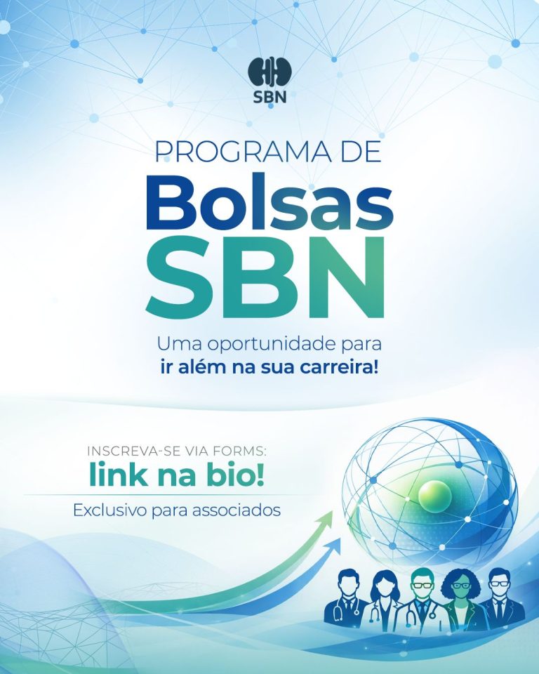 A Sociedade Brasileira de Nefrologia lança o Programa de Bolsas SBN.
