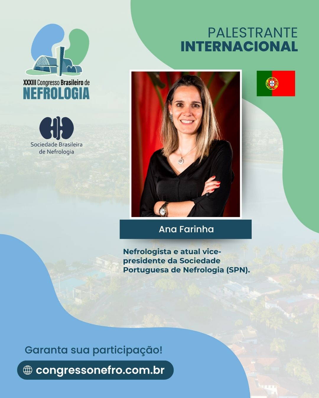 Nefrologista portuguesa Ana Farinha em Belo Horizonte