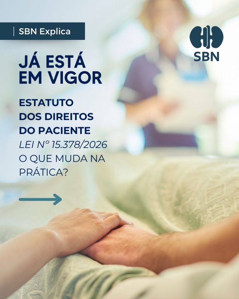 SBN explica os impactos da nova Lei dos Direitos do Paciente para médicos e pacientes no Brasil