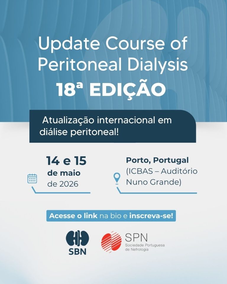 Sociedade Portuguesa de Nefrologia realiza 18º Update Course of Peritoneal Dialysis com foco em prática baseada em evidências