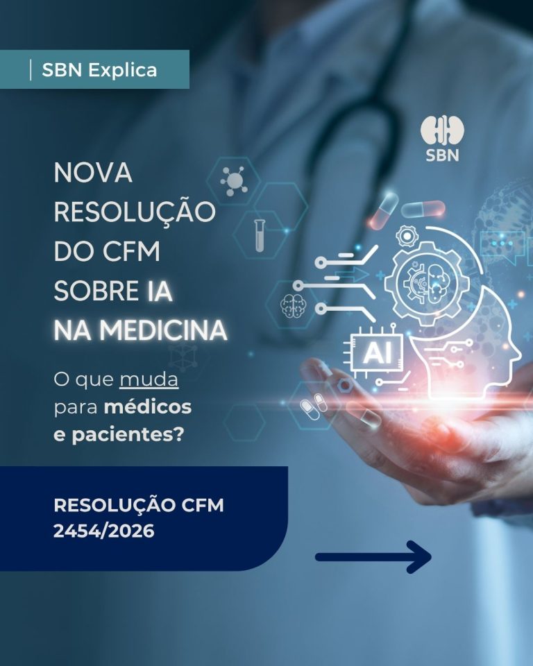 CFM regulamenta uso da inteligência artificial na medicina e SBN Explica detalha impactos da nova resolução