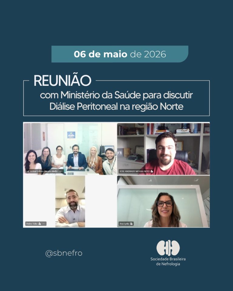 Reunião com Ministério da Saúde para discutir Diálise Peritoneal na região Norte