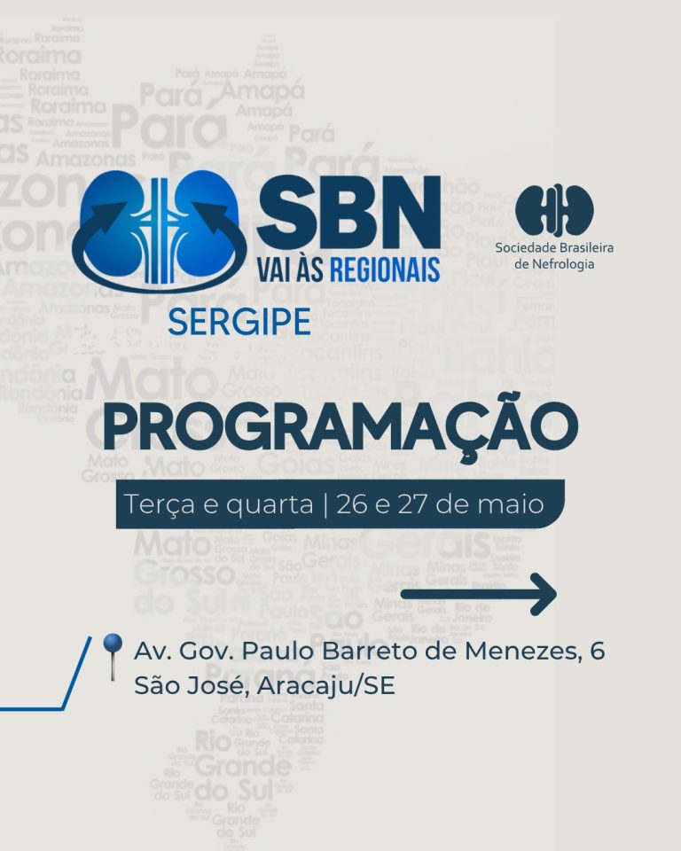 A 18ª edição do projeto “SBN Vai às Regionais”, será em Aracaju (SE)!