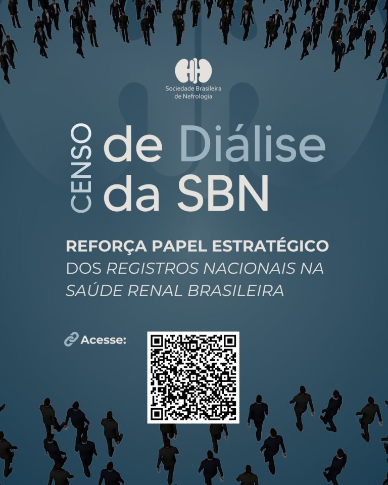 Censo de Diálise da SBN reforça papel estratégico dos registros nacionais na saúde renal brasileira