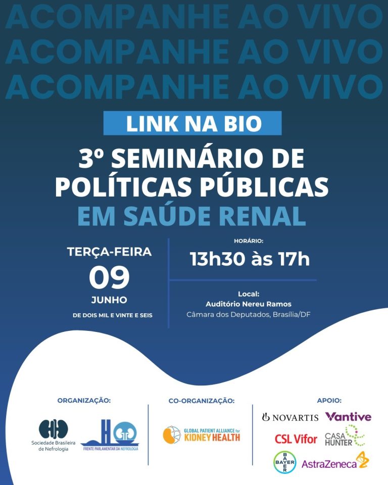 Acompanhe ao vivo a transmissão do 3º Seminário de Políticas Públicas da SBN