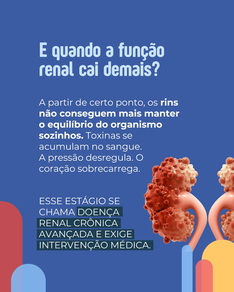 Todo Dia é Dia de Rim Você sabe o que acontece quando os rins param de funcionar