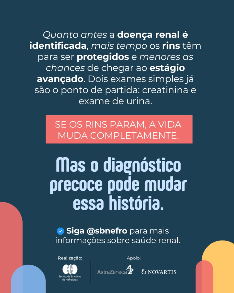 Todo Dia é Dia de Rim Você sabe o que acontece quando os rins param de funcionar