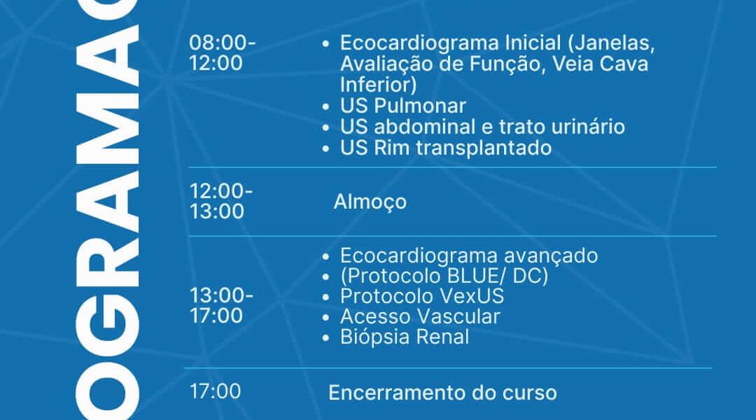 Últimas vagas! Confira a programação da 8ª edição do NefrUS RJ!