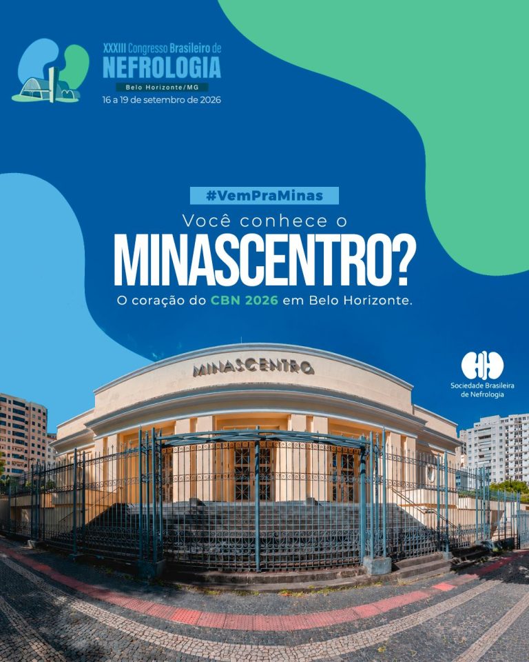 Minascentro será o coração da nefrologia brasileira no CBN 2026, em Belo Horizonte