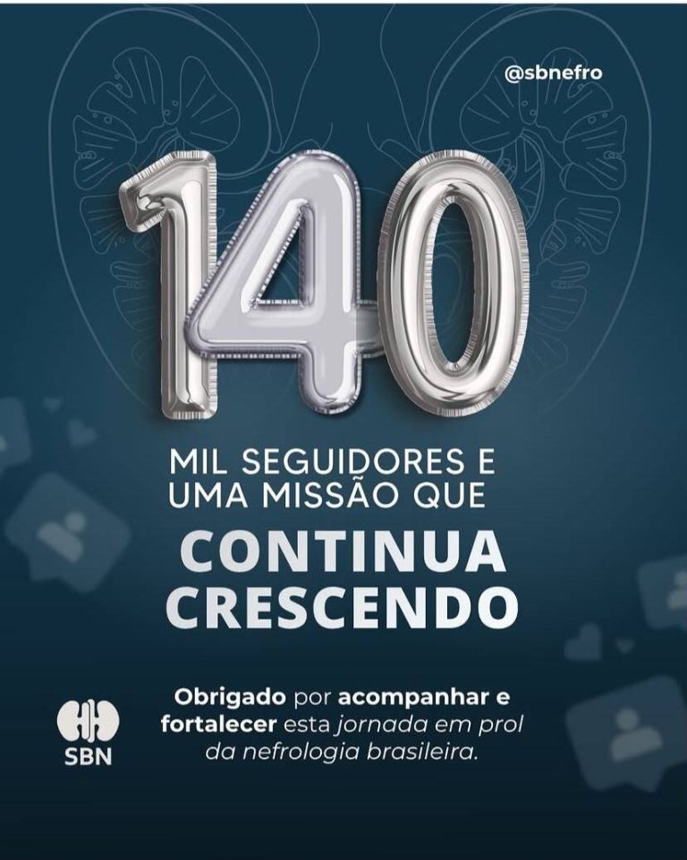 140 mil seguidores e uma certeza: juntos, vamos mais longe!