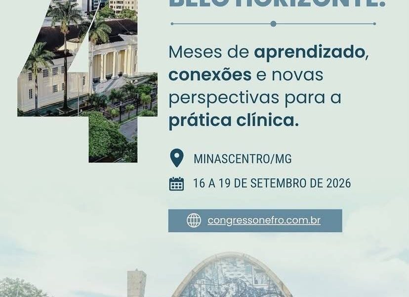 33º CBN 2026 reunirá especialistas de todo o país