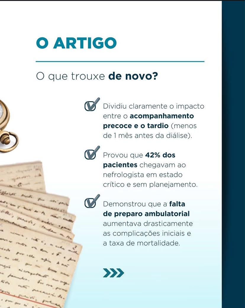 Diagnóstico e tratamento tardios da insuficiência renal crônica terminal