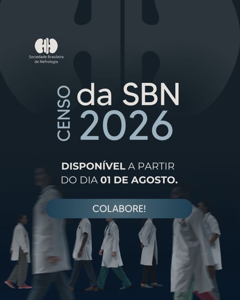 O Censo SBN 2026 estará disponível para preenchimento a partir de 1º de agosto de 2026