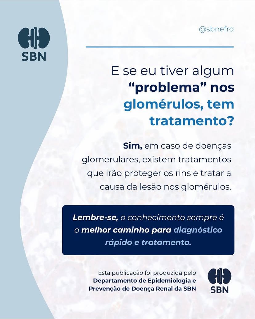 Você já ouviu falar em doenças glomerulares