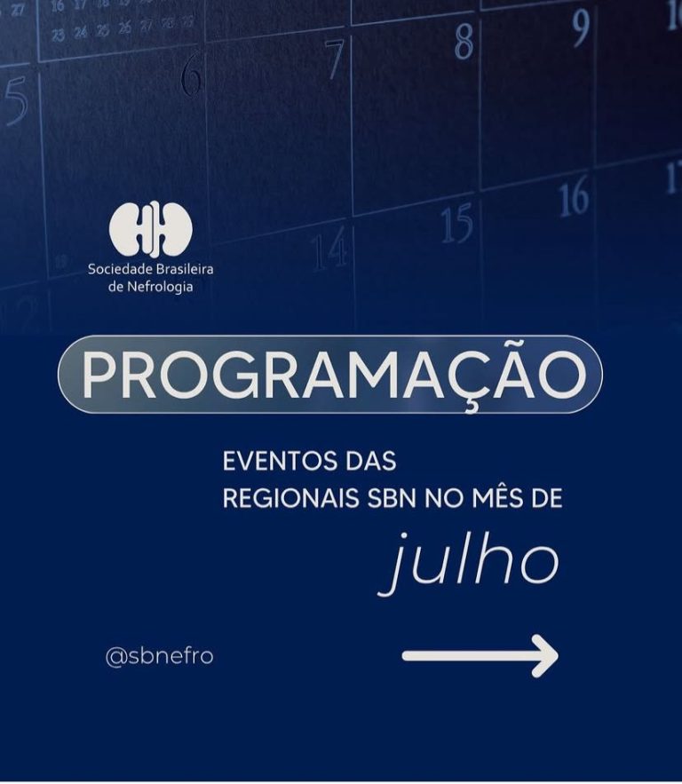 Confira os eventos das Regionais da SBN no mês de julho!