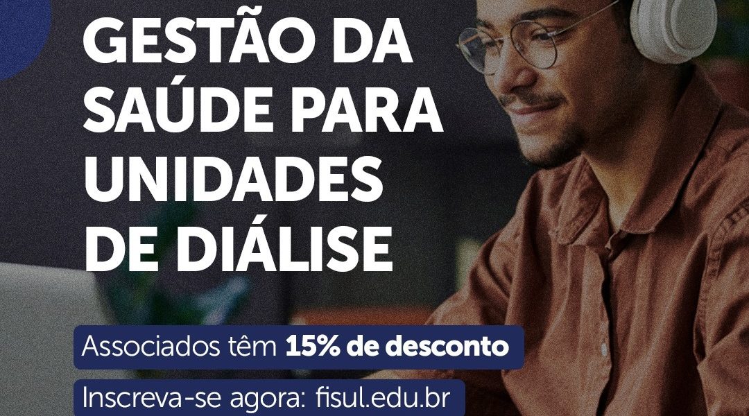 A ABCDT, em parceria com a Faculdade Fisul, desenvolveu o primeiro MBA do Brasil voltado exclusivamente para a gestão de unidades de diálise