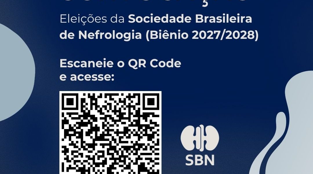 A Sociedade Brasileira de Nefrologia (SBN) publicou o Edital de Convocação para as eleições que definirão a Diretoria Nacional, o Conselho Fiscal e os Departamentos da SBN para o biênio 2027-2028