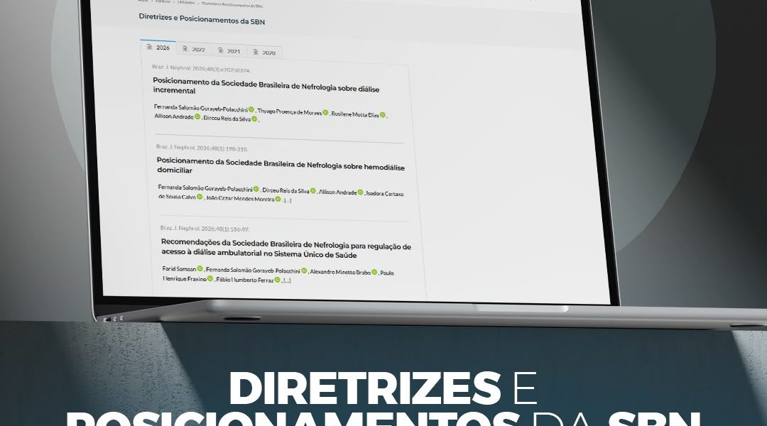 A Sociedade Brasileira de Nefrologia disponibiliza em seu site uma página dedicada a reunir diretrizes, consensos, recomendações e posicionamentos científicos relacionados à Nefrologia