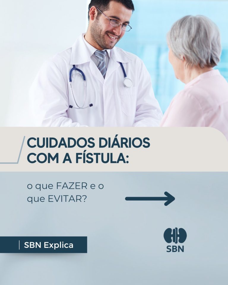A fístula arteriovenosa é o principal acesso para a realização da hemodiálise e merece atenção todos os dias