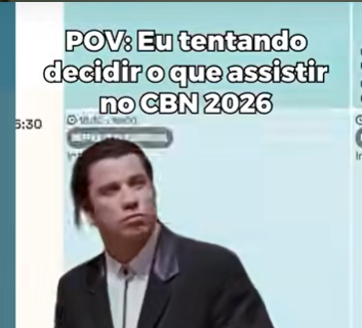 Escolher o que assistir no CBN 2026? Parece fácil… até você abrir a programação.