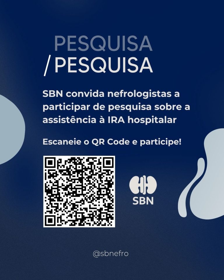 Nefrologista, sua experiência pode contribuir para um retrato mais preciso da assistência à Injúria Renal Aguda (IRA) no Brasil