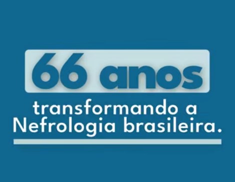 Parabéns à Sociedade Brasileira de Nefrologia pelos seus 66 anos de história!