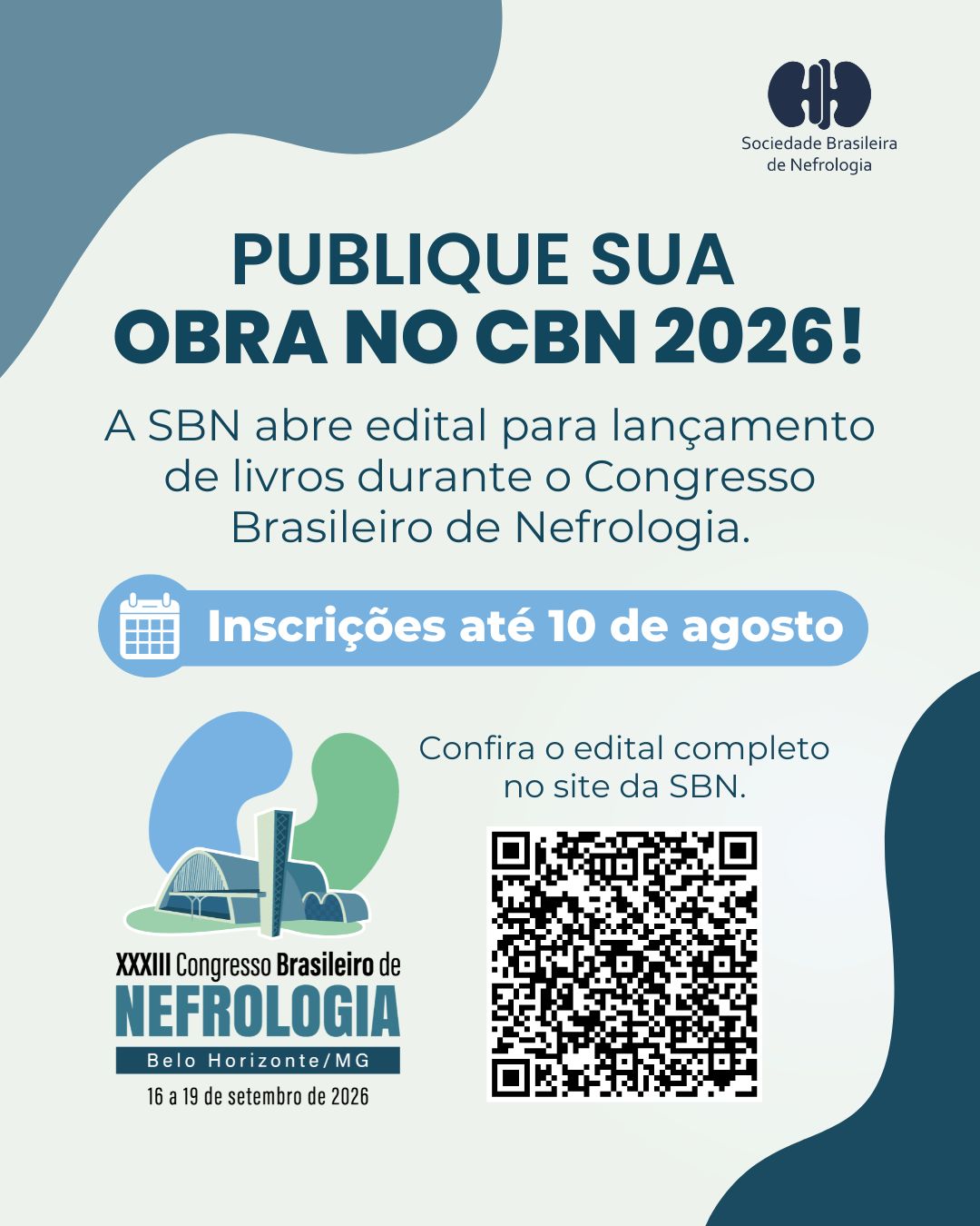 Publique sua obra no CBN 2026