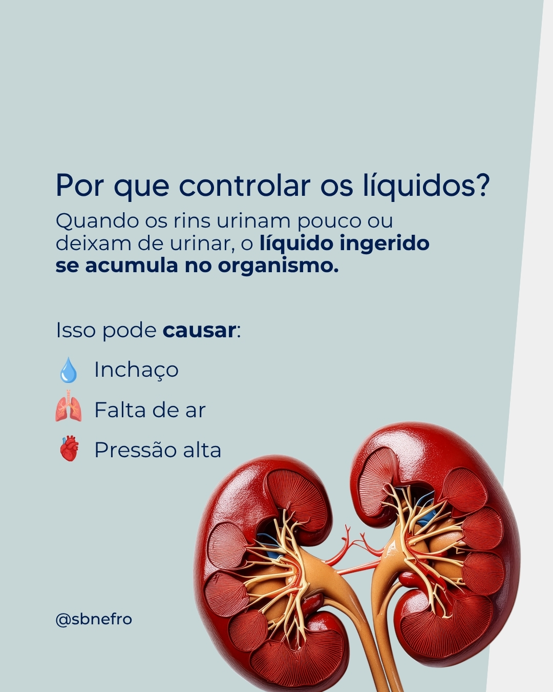 Quem faz hemodiálise pode beber água, mas
