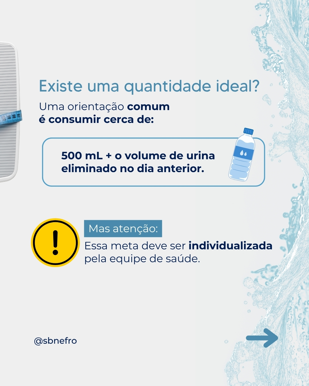 Quem faz hemodiálise pode beber água, mas