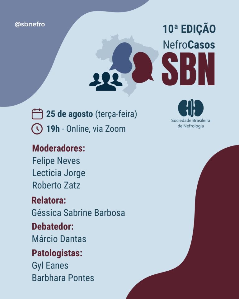 Vem aí a 10ª edição do NefroCasos SBN!