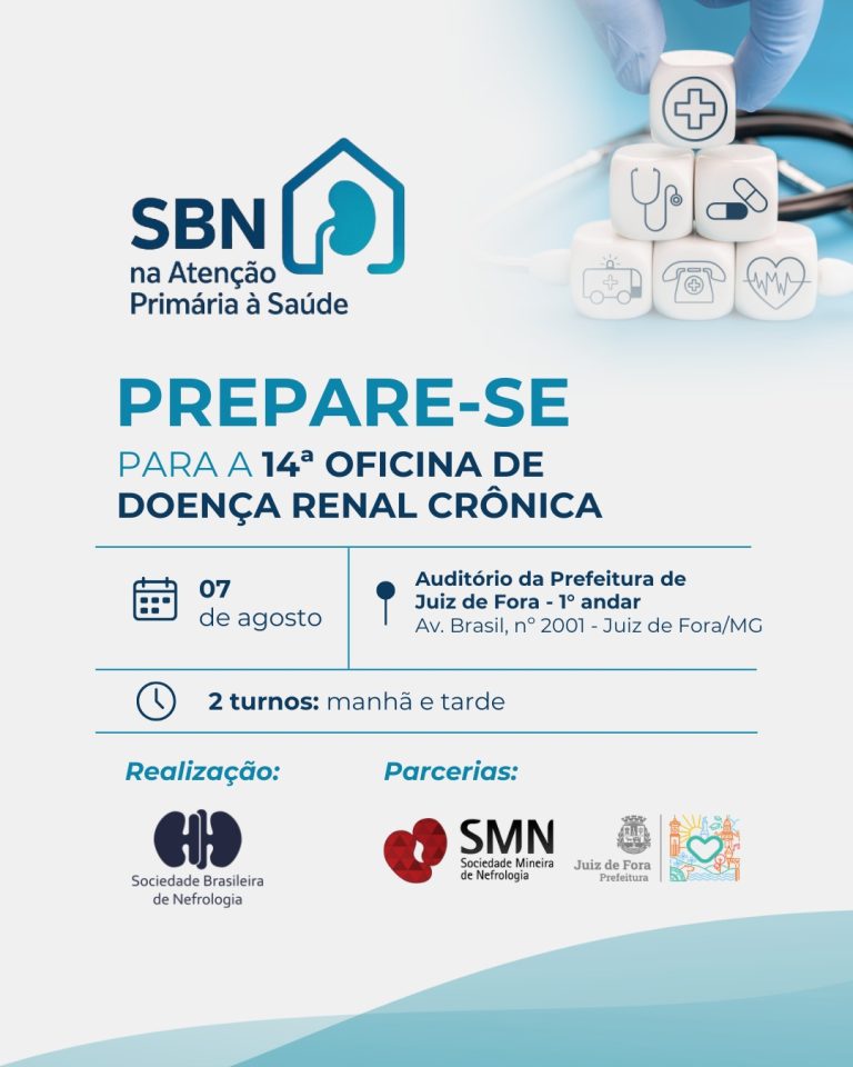 SBN promove 14ª Oficina de Doença Renal Crônica em Juiz de Fora para capacitar profissionais da Atenção Primária