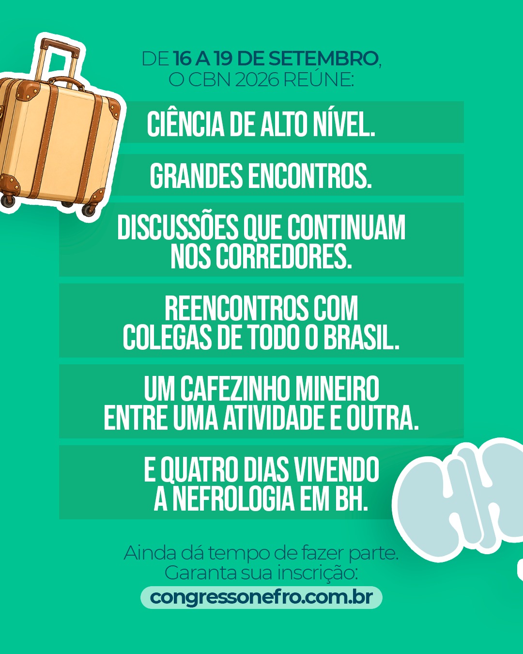 Em setembro, você provavelmente vai ver muito do CBN 2026 por aqui
