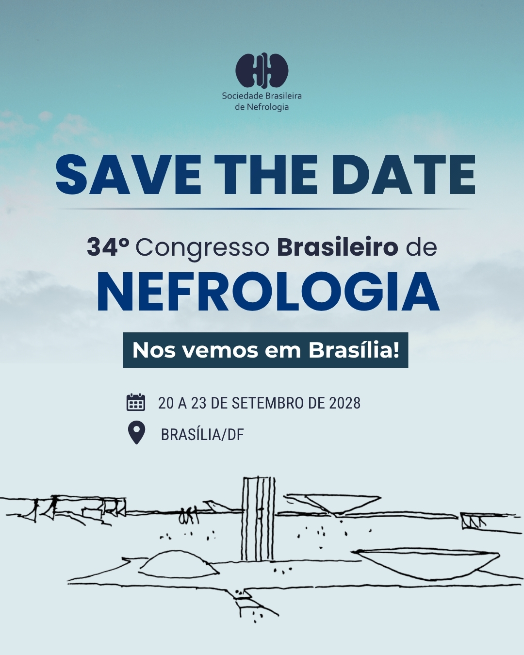 CBN 2028 nova edição do Congresso Brasileiro de Nefrologia será em Brasília