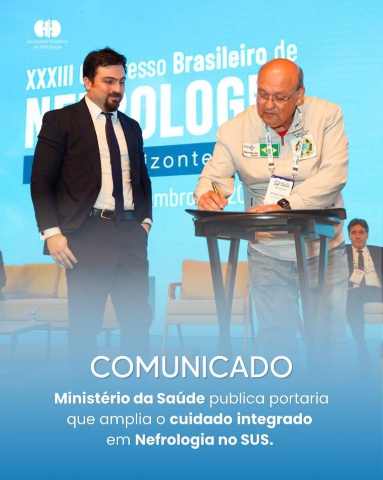Ministério da Saúde estabelece novas Ofertas de Cuidados Integrados em Nefrologia para fortalecer o cuidado renal no SUS