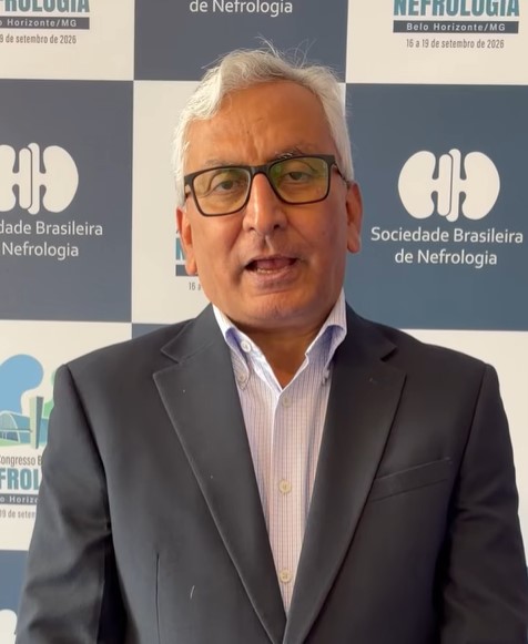 Vivekanand Jha, ex-presidente da ISN, participa do CBN 2026 e destaca expectativas para os dias de ciência e atualização em Nefrologia