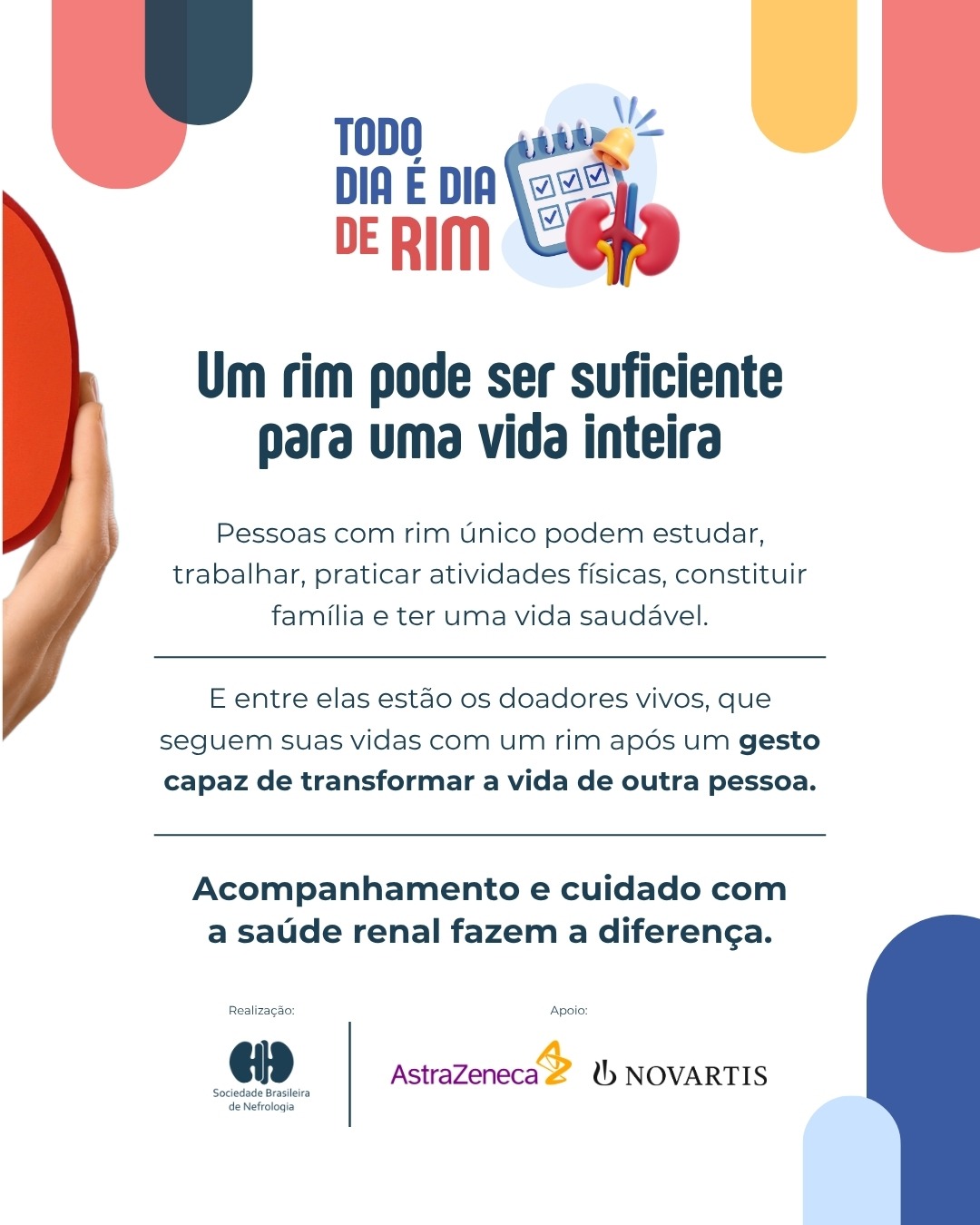 Viver com um rim só é possível, mas exige acompanhamento ao longo da vida