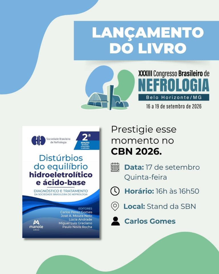 Lançamento de livros reúne autores e novidades editoriais durante o Congresso Brasileiro de Nefrologia
