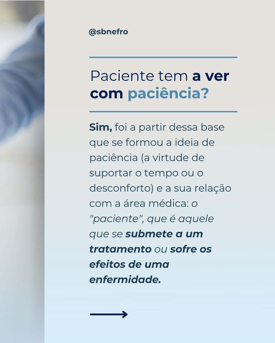 origem da palavra paciente
